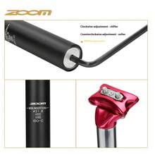 1pc ZOOM Xinlong Bicycle Suspension Seatpost, Mountain Bike Oil Pressure Shock Absorbing Seatpost, Available In 31.6mm, 27.2mm And Other Sizes - Multicolor - View 5