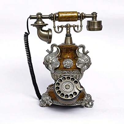 IFGSEQQQ R ntage ry  Telepone Wired or Landline Pone Ml  Tones Antique rative Telepones OldFasioned Classic ry Telepone
