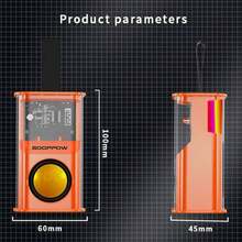 Transparent Mini Bluetooth Speaker 5W With Compact And Colorful Design - Orange - View 4