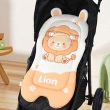 Baby Stroller Seat Cushion, With Cute Cartoon Design, Soft, Comfortable And Breathable. A Perfect Gift For Babies. - Multicolor - View 5