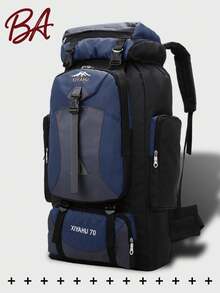 70L Multi-Functional Hiking Backpack, Large Capacity Travel Bag, Lightweight Breathable Shoulder Bag, Multi-Pocket Hiking Pack, Wet & Dry Separation Luggage Bag, Independent Shoe Compartment Camping Bag, Fashionable Ski Bag, Suitable For Travel, Vacation, Hiking, Skiing, Shock-Absorbing, Hiking, Camping, Outdoor Sports, Holiday Gift, Birthday Gift - Multicolor - View 14