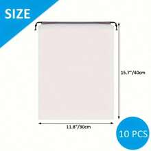 5 pièces Ensemble organisateur de chaussures de voyage - Sacs de rangement transparents de haute qualité, facile à emballer