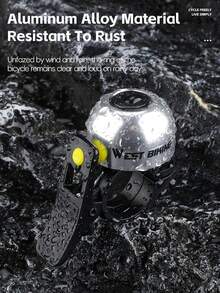 WEST BIKING Ultra-Loud Bicycle Bell - Folding Mountain Bike Bell For Road/City Bicycle | Cycling Accessories