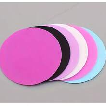 1/2pcs Foldable Silicone Paint Palette - Round, Reusable, Easy Clean Artist Watercolor Mixing Pad For Acrylic & Oil Painting