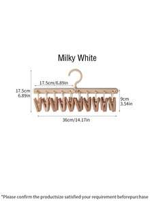 1 Stück Baby Kleiderbügel, Neugeborenen Socken Trockengestell, faltbarer Kleiderbügel mit mehreren Clips, windgeschützter Kleiderbügel für Kinderschrank Aufbewahrung