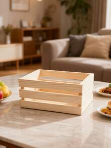 1/3pcs Small Wooden Storage Box, Suitable For Desktop Organization, Suitable For Home Office Storage Rack, Small Storage Basket Container,Halloween Decorations, Suitable For Halloween, Christmas, Holiday Gifts, Holiday Ornaments ﻿