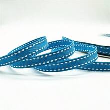 5 thước Anh ruy băng Grosgrain có dây thép 10mm dùng để trang trí đám cưới, Giáng sinh, làm nơ ruy băng thủ công, gói quà. - Chọn màu - Xem 13