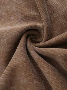 (230g T-Shirt)Men's Washed Cotton "Spirit Of The West" Cowboy Graphic Tee, Oversized Loose Casual Crew Neck Short Sleeve T-Shirt, Retro Western Streetwear Comfortable Soft Top - 咖啡棕 - 查看 4