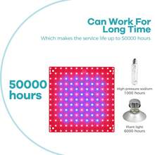 Full Spectrum LED Green Plant Grow Light AC100-277V UV IR Quantum Board Planting Fill Lamp 220V Sunlight Greenhouse Tent Growth Box Hydroponics System Red Blue 110V Flower Vegetable Bonsai Fruit Fish Tank Aquatic Plants Seeding Lights Potted Succulent Moss Cactus Cultivation Lighting With Hook EU Plug 81/169Leds