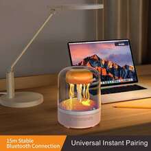 Jellyfish Design RGB Light Bass Speaker Small Plastic Loudspeaker With Dazzling Lights Max - Một cỡ - Xem 3