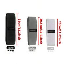 Basic Elastic Resistance Bands, Polyester Blended - Ideal For Leg And Glute Workouts, Perfect For Home Fitness, Non-Slip Booty Bands For Squats, Glute Bridges, Butt Lifting