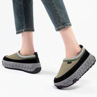 2024年新作 マルチカラータイヤソール スノーブーツ、厚底、サーマルライニング、ファッション性の高い多用途ウィメンズブーツ