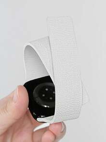 1 curea magnetică de ceas unisex din silicon cu textură Litchi, compatibilă cu 42mm, 38mm, 40mm, 41mm, 44mm, 45mm, 46mm, 49mm, curea de schimb la modă pentru ceas inteligent pentru seria Ultra2, Ultra SE2, SE 11, 10, 9, 8, 7, 6, 5, 4, 3, 2, 1