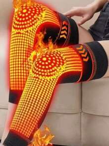 Set de 2 mangas de compresión transpirables y que absorben el sudor, económicas y prácticas para deportes, fitness, sentadillas, correr, ciclismo, senderismo, esquí, baloncesto, tenis, que proporcionan una excelente protección para las piernas. (Versión de autocalentamiento de moxa de invierno)