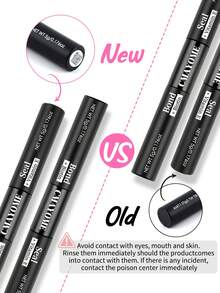 A DIY Eyelash Extension Kit - Mixed Lengths Of 10-16Mm, Featuring 10D, 20D, 30D, And 40D Clusters, Cat Eye, Cosplay, Russian Volume, Natural, Thick, And Dramatic Styles, Including Adhesive And Sealing Glue, Tweezers, Beginner-Friendly, 0.07Mm Thickness, D Curl, Suitable For Home Use. - Black and White - View 3