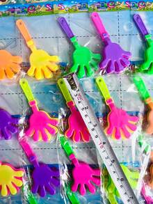 Planilla de 20 Piezas de Manitas Aplaudidoras, Porra Celebracion Fiesta Batucada - Multicolor - Ver 2