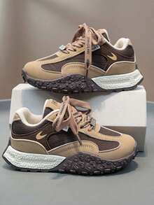 1 Pair Children's Casual Outdoor Sports Shoes, Lightweight & Comfortable, Soft Shock-Absorbing Non-Slip Soles, Kids Running Shoes Suitable For Daily Wear, Running, Hiking, Walking And Other Outdoor Activities, All Season