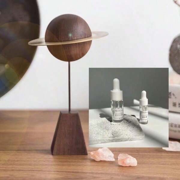 1pc Asteroid Fragrance Oil Diffuser Wood, Household Non-Flame Fragrance Oil Diffuser, Bedroom And Study Fragrance Wood, Creative Birthday Gift, Home Decor
