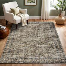 1pc Moroccan Vintage Floral - Classic Bohemian Area Rug, European & American - Rectangular Soft Faux Wool Washable Carpet, Suitable For Living Room, Bedroom, Entryway, Bathroom, Hallway, Patio, Kitchen, Indoor Outdoor, All Season Large Size Mat, Home Decor - Multicolor - View 6