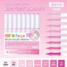 Marcadores de pintura acrílica recién actualizados, primer lanzamiento en línea. Tinta talla grande espesa, flujo talla grande suave, selección de colores talla grande completa. Adecuado para manualidades y suministros artísticos, se puede usar en plástico, vidrio, metal, bambú, lienzo, piedras, cerámica y textiles para manualidades, también adecuado para pintura artística profesional. Un regalo ideal para amigos y familiares.