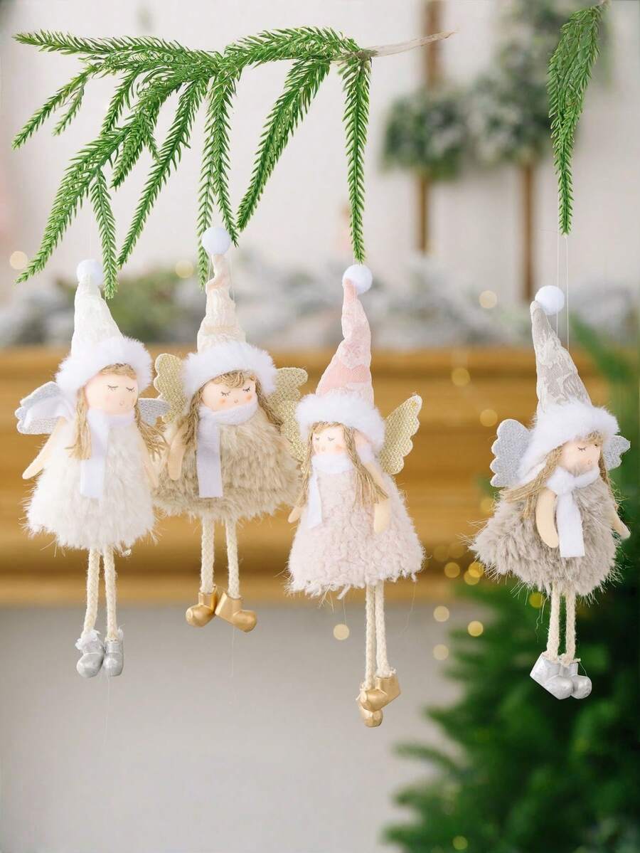 1PC Christmas Decorations Include Cute Angel Toys, Christmas Tree Decorations For Christmas, New Year, Valentine's Day, And Graduation Parties