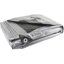 Lona con Sellado Térmico, Ideal para Campamentos, Jardinería, Industria y Hogar, Color Gris, 4 x 5 metros, Protección UV, Modelo 5491 : Herramientas y Mejoras del Hogar - 4x5 m - Ver 9