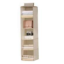 1pc Black Storage Hanging Bag, Clothes & Underwear Organizer Bag, Vertical Wardrobe Storage Bag, Durable & Washable, Dust & Moisture Proof 138 Garment Bag Storage Bags Storage For Clothes Clothes Organizer Clothes Storage Clothes Bag Packing Cubes Travel Essentials Travel Organizer - Beige - View 10