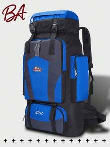 80升多功能徒步背包，大容量旅行包，轻便透气单肩包，多口袋徒步包，干湿分离行李袋，独立鞋仓露营包，时尚滑雪包，适合旅行、度假、徒步、滑雪，具有减震功能，适合远足、露营、户外运动，是节日礼物和生日礼物的理想之选。 - 彩色 - 查看 16