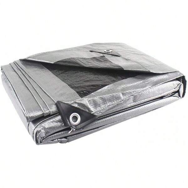 Lona con Sellado Térmico, Ideal para Campamentos, Jardinería, Industria y Hogar, Color Gris, 4 x 5 metros, Protección UV, Modelo 5491 : Herramientas y Mejoras del Hogar