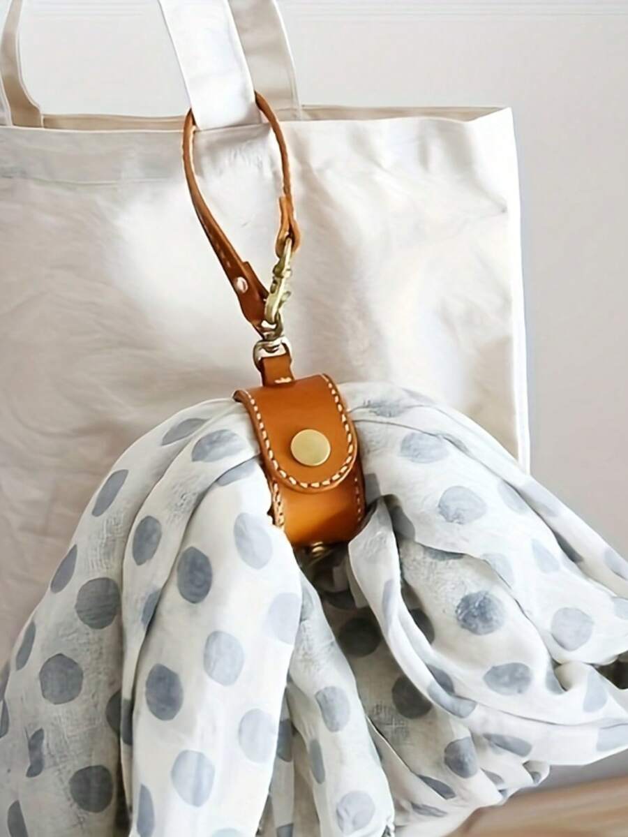 PU Leather Multi-Functional Creative Glove Lanyard, Travel Scarf Storage Clip For Outings And Riding, Outdoor Essentials, Handsfree Storage, Sleek Clip, Creative Design, Highquality Accessory, Lightweight Material, Scarf Holder, Portable Organizer, Commuters, Cyclists, Utility Hooks