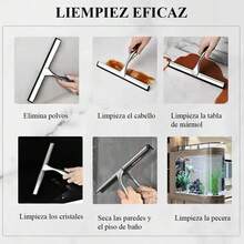 Jalador de Vidrios 31 CM con Escobilla de Goma para Limpieza - 1 - Ver 3