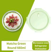 Hộp đựng thực phẩm có nắp kính này được làm từ kính dày, dung tích lớn, thích hợp để chuẩn bị bữa ăn và bảo quản thực phẩm trong bếp. Đây là hộp đựng cơm trưa bằng kính kín, chống rò rỉ, có thể sử dụng trong lò vi sóng, lò nướng, tủ lạnh và máy rửa chén. Là lựa chọn lý tưởng cho các buổi dã ngoại, học tập, làm việc và cắm trại. - Nhiều màu - Xem 7