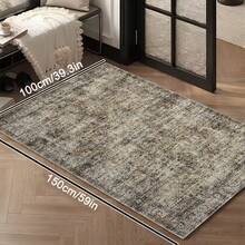 1pc Moroccan Vintage Floral - Classic Bohemian Area Rug, European & American - Rectangular Soft Faux Wool Washable Carpet, Suitable For Living Room, Bedroom, Entryway, Bathroom, Hallway, Patio, Kitchen, Indoor Outdoor, All Season Large Size Mat, Home Decor - Multicolor - View 19