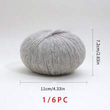 Luxury Wool Mohair Crochet Kit - 1-Pack Cashmere-Soft Yarn For Fall Christmas Halloween Home Decor, DIY Knitting Sweaters Scarves | Uncinetto Lana Gomitoli Borse Fai Da Te - Multicolor - View 38