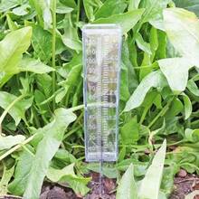 9.81 Inch Frost-Resistant Dual Scale Rain Gauge, 120mm/4.72 Inch Dual Ratio, Suitable For Outdoor Yard Gardening, Weather-Resistant Plastic + Magnified Readings, Garden, Lawn, Farm, Precise Rainfall Measurement Tool