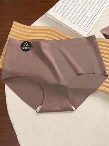 6 piezas de bragas cómodas y sin costuras, pantis sexy sin costuras de unicolor, lencería - Multicolor - Ver 8