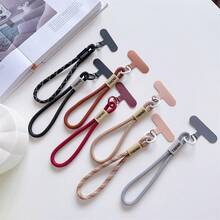 1pc Short Phone Lanyard Wrist Strap, Universal For Phone Case, Key Chain, U Disk, Camera Accessory - Multicolor - View 4