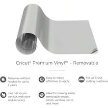 Premium Removable Vinyl 12 In * 15 Ft NoResidue Easy Removal Up To 2 Years Perfect For IndoorOutdoor DIY Projects And Removable Decals Compatible With  Machines Silver