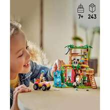 LEGO Friends Panda Sanctuary Animal Care 42648 Toy Building Set, 243 Pieces |  | Adult Building Block Sets - 彩色 - 查看 2