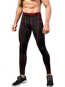 TendenciaPantalones de compresión para Hombre, Leggings Deportivos de Entrenamiento Bolsillo/sin BolsilloCalidad premium - Negro - Ver 5