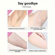 紫色女士三层剃毛器 - 可重复使用，无香型刀片，顺滑剃除体毛、腿毛和胡须 - 紫色 - 查看 7