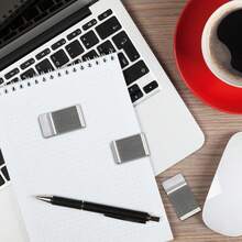 4 Pack Clip de para Tarjetas de Crédito Portatarjetas de Titanio Sólido con Clip para Dinero Billetera Minimalista Delgada y Funcional Regalo de Graduación para Hombres - 1 - Ver 4