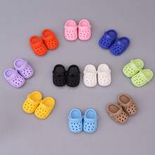 1 par de zapatos casuales con efecto desgastado adecuados para muñecas de 15 cm, con opciones de multicolor, estilo casual, para satisfacer las diversas necesidades de vestuario y apariencia casual de las muñecas - Multicolor - Ver 5