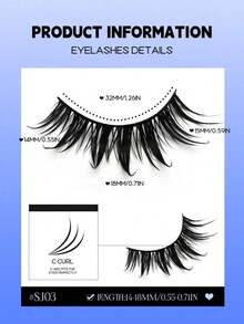 6 Pairs Wet Manga Lashes: Anime False Eyelashes With Wet Look, Wispy & Natural A Doe-Eye Effect, Reusable Makeup - Đen 3 - Xem 8