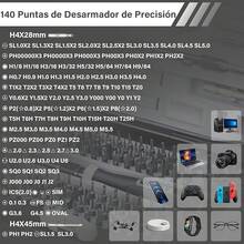 Juego de Desarmadores, Kit de Desarmadores para PC 154 en 1, Destornilladores de Precisión Kit de Herramientas para Computadora Laptop Macbook Celulares - Gris - Ver 1