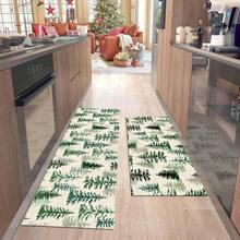 1pc Christmas Doormat, Drainage Mat For Kitchen, Living Room, Entryway, Balcony, Home Decor, Anti-Slip, Suitable For Cafe, Bar, Holiday, Party, Bedroom, Bathroom