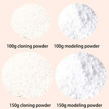 3D石膏手脚模具套装，100克/150克/200克，情侣套装，包含石膏粉，可DIY制作手脚模具，是家居装饰、情人节礼物、结婚纪念日礼物的理想之选。 - 彩色 - 查看 2