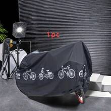 Newly Upgraded Thickened Bicycle Dustproof And Rainwater Cover Small Motorcycle Waterproof Cover For Outdoor Bicycles And Motorcycles Storage Peva Material Waterproof And Dustproof