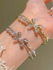 1 件 18K 镀金铜蝴蝶结手链（女士） - 彩色 - 查看 7