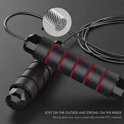 Jump Rope,Jump Ropes Fitness Women,Speed Jumping Rope Workout With Ball Bearings,Adjustable Skipping Rope Exercise&Slim Body At Home School Gym